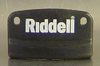 Riddell Speed mini football helmet front bumper BLACK