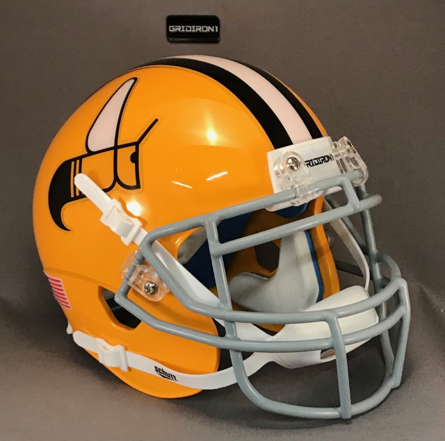 CHARLOTTE HORNETS 1975 mini football helmet